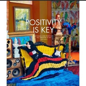 Alice + Olivia 500mg of Positivity wool sweater